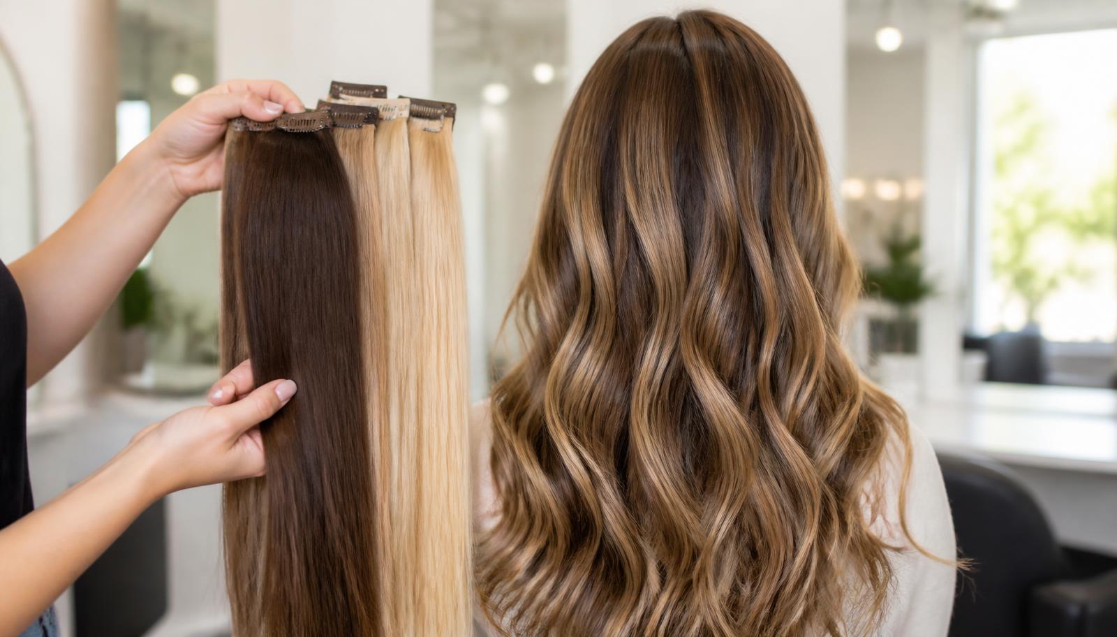 Clip-On Extensions at Lure'ay Luxury Salon